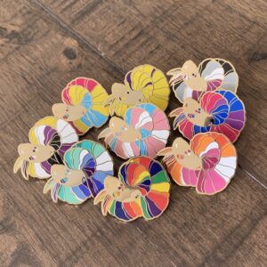 Pride Betta Enamel Pins
